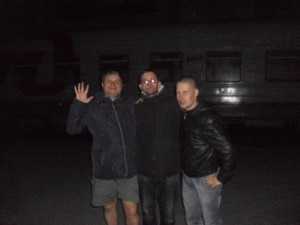 Mit Viktor und Alexej in Nowosibirsk