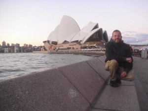 Vor dem Opernhaus in Sydney