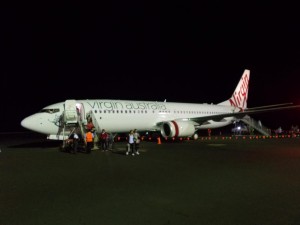 Sichere Landung nach fünf Stunden Flug auf dem niedlichen Airport Apia