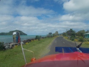 Im öffentlichen Bus über die Insel Upolu