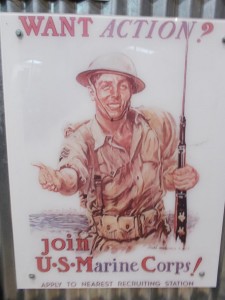 Werbeplakat für die US Marines