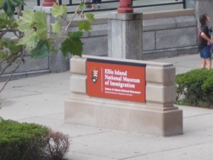 Eingang zum Museum auf Ellis Island