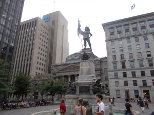 Denkmal für Paul Chomedey de Maisonneuve, dem Gründer Montreals